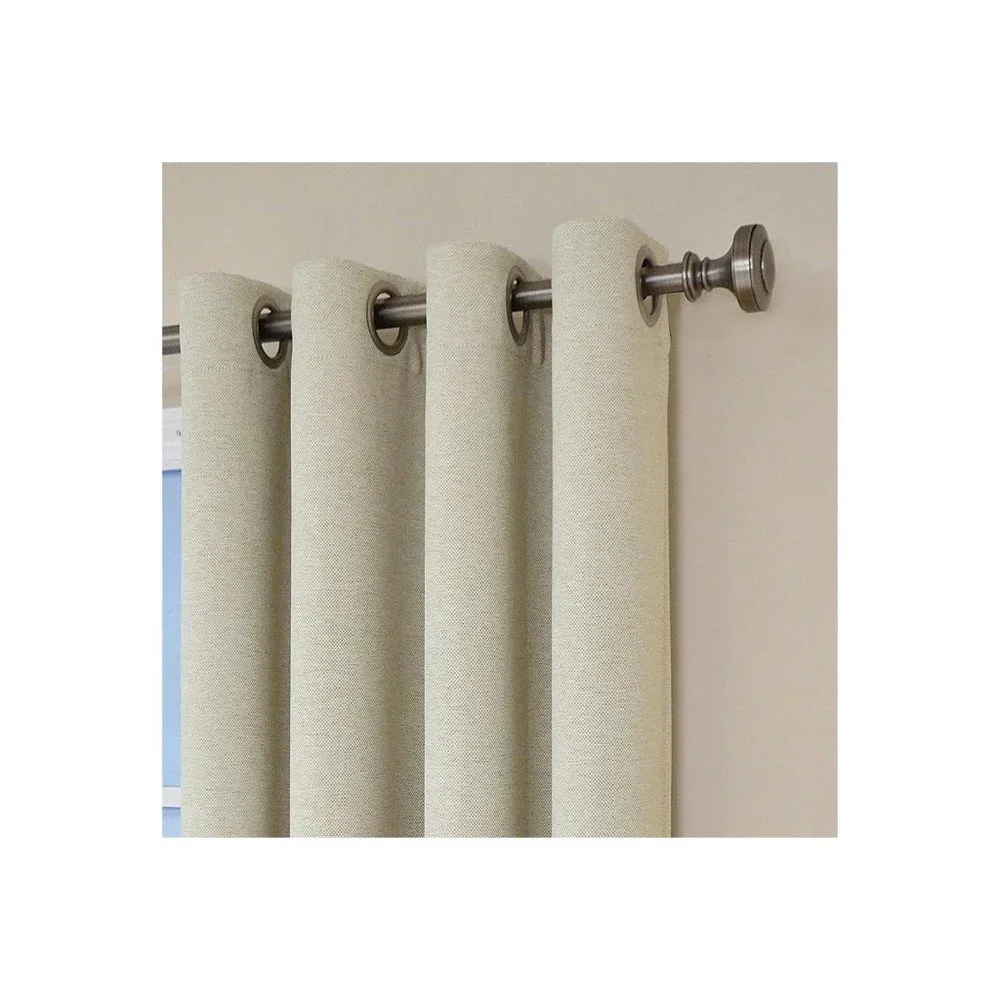 Eclipse NIP Ivory Bobbi Solid 100% Blackout Window Curtain, 52x84